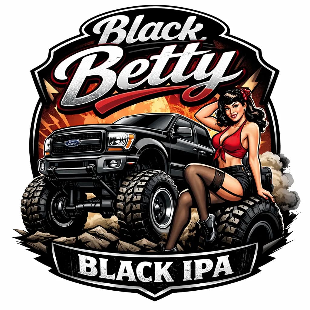 Black Betty IPA badge