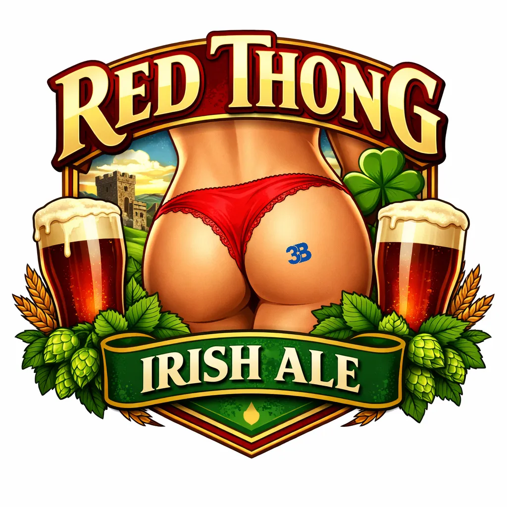 Red Thong Irish Red Ale badge