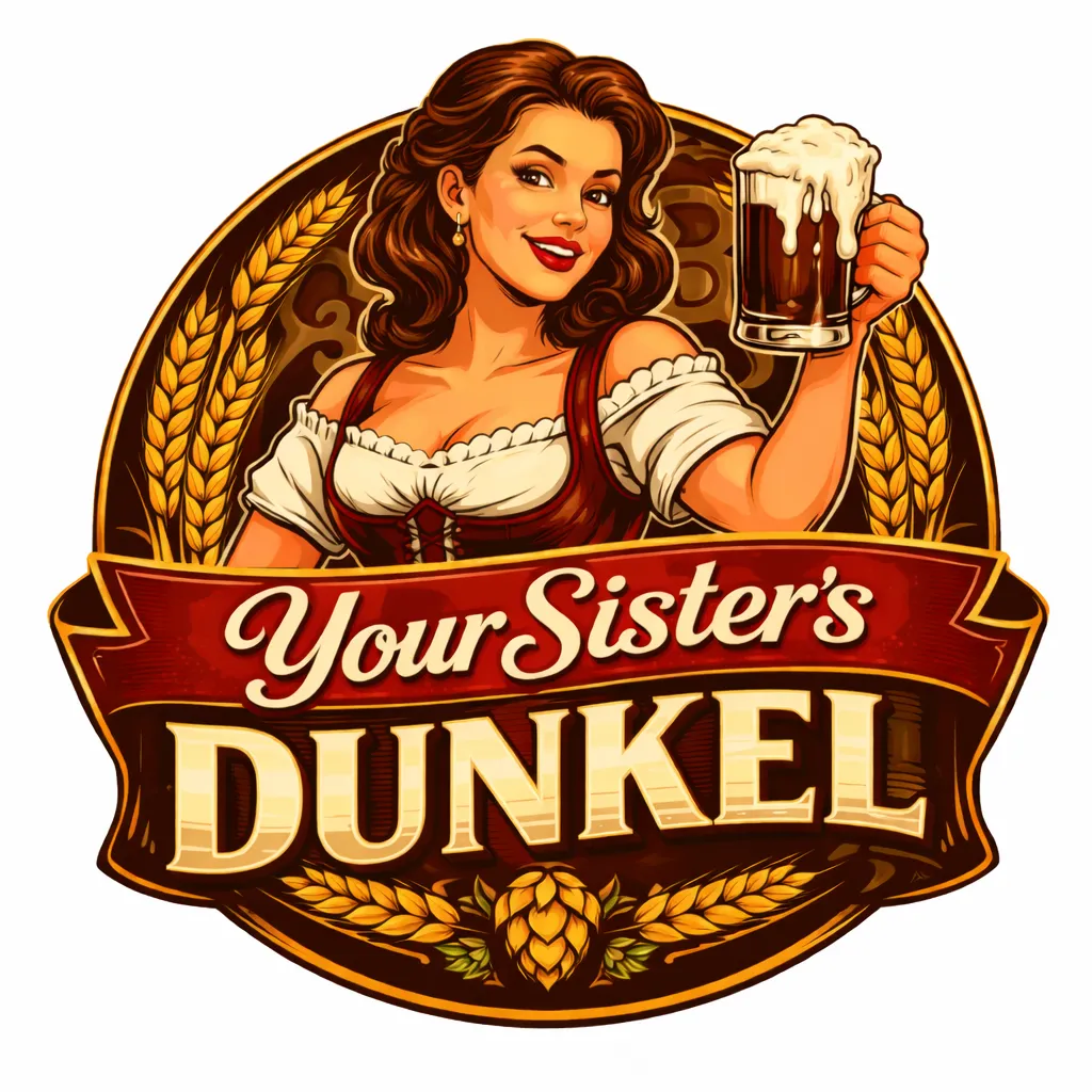 Yours Sisters Dunkel badge
